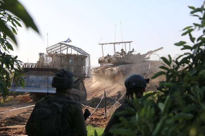 팔레스타인 가자지구에서 작전중인 이스라엘군  / 이스라엘 방위군(IDF) 제공