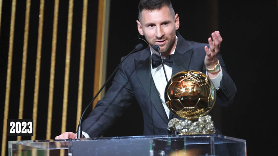 Lionel Messi wins his eighth Ballon d'Or. [ONE FOOTBALL]