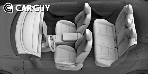 모델 3 하이랜드의 고성능 트림으로 추정되는 실내 렌더링 이미지