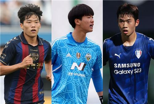 (왼쪽부터) 김도윤, 공시현, 정성민 [한국프로축구연맹 제공. 재판매 및 DB 금지]