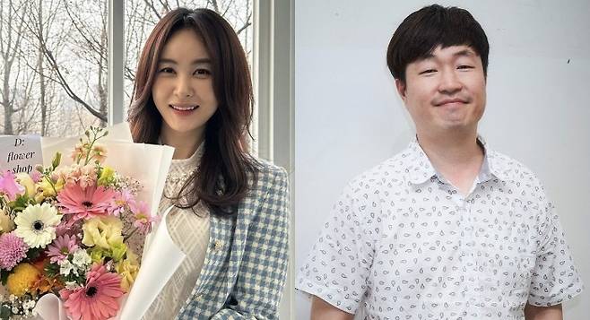 3일 하와이에서 결혼하는 손은서와 장원석 BA엔터테인먼트 대표. 사진제공=손은서 SNS, BA엔터테인먼트