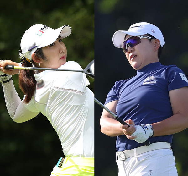 2023년 미국여자프로골프(LPGA) 투어 토토재팬 클래식에 출전한 배선우, 신지애 프로. 사진제공=KLPGA