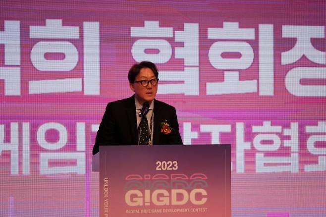 정석희 한국게임개발자협회장. GIGDC