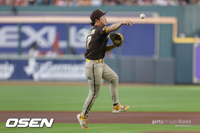 [사진] 샌디에이고 김하성. ⓒGettyimages(무단전재 및 재배포 금지)