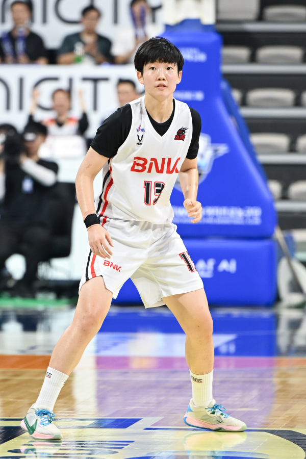 여자프로농구 부산 BNK 썸 신인 김정은. WKBL 제공