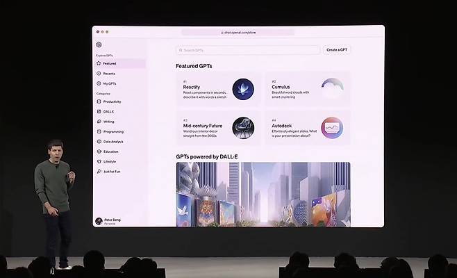 사진 : 오픈AI 유튜브 생중계 캡쳐