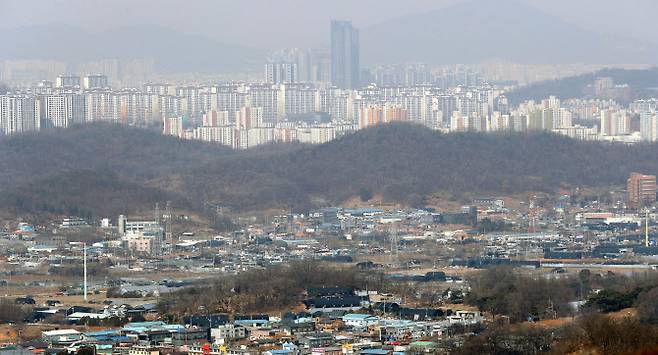 3기 신도시로 지저된 경기 광명시 광명동, 옥길동 일대 (사진=뉴시스)