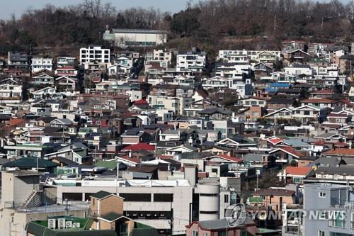 서대문구 연희동 일대 주택가 [연합뉴스 자료사진]