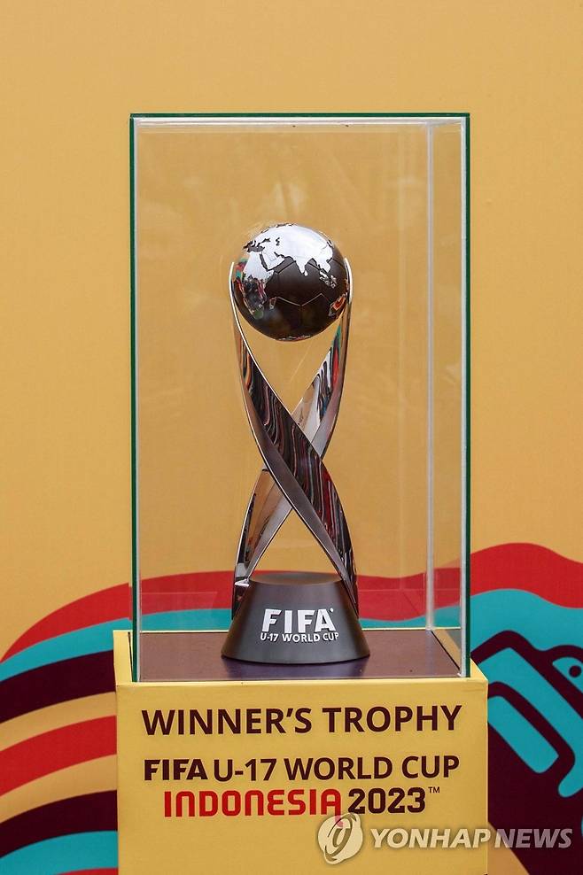 U-17 월드컵 우승 트로피 [AFP=연합뉴스 자료사진]