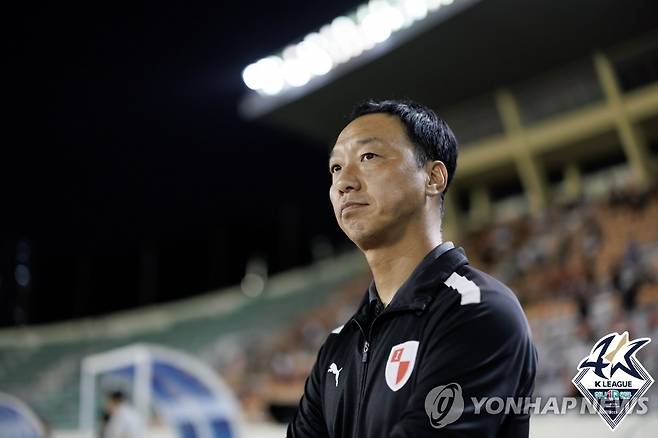 박진섭 부산 아이파크의 감독 [한국프로축구연맹 제공. 재판매 및 DB 금지]