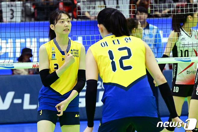여자 프로배구 현대건설 세터 김다인 (한국배구연맹 제공)