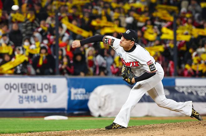 역투하는 이상동. 연합뉴스