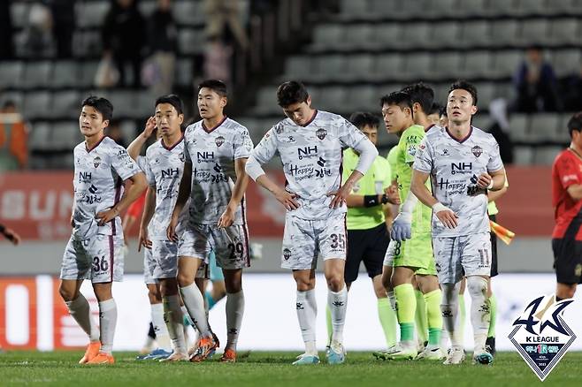 김천FC가 경남FC와 비기며 선두 도약에 실패했다. (한국프로축구연맹 제공)