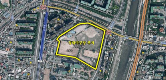 도봉구 성균관대학교 야구장 부지. [사진=서울시]