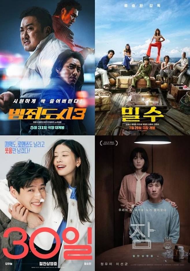 ▲ 올해 손익 분기점 넘은 작품 4편. 출처ㅣ각 포스터
