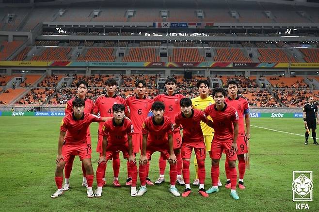 ▲ 한국의 미국전 선발 라인업 ⓒ대한축구협회