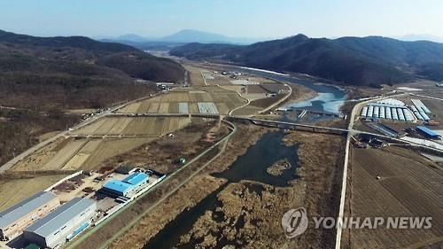 ▲ 대구통합공항 이전후보지 군위 우보면 ⓒ 연합뉴스