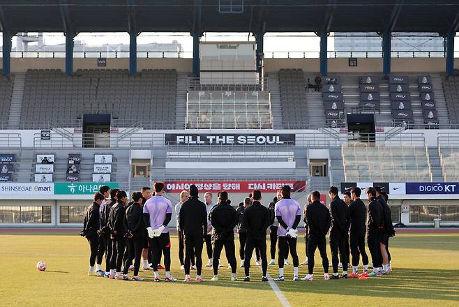 ▲ 축구대표팀이 완전체로 모여 싱가포르, 중국전을 준비한다. ⓒ연합뉴스