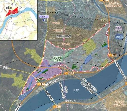 구리토평 신규택지 위치. 사진 국토교통부