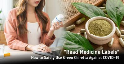 "Read Medicine Labels" ? How to Safely Use Green Chiretta Against COVID-19