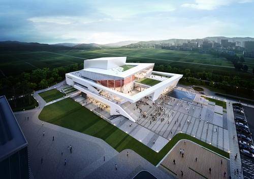 충주 예술의 전당 조감도 충주시 제공. 재판매 및 DB 금지