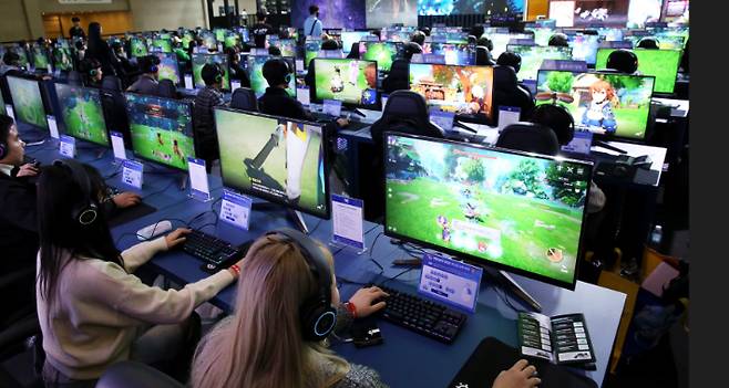 수집형 RPG 신작 '프로젝트 BSS'의 시연 모습. 엔씨소프트 제공