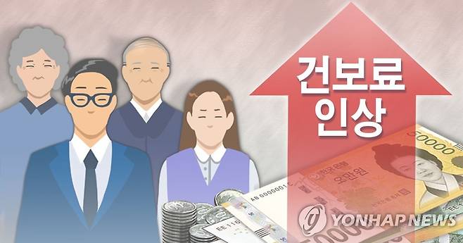 건강보험료 인상 (PG) [권도윤 제작] 사진합성·일러스트