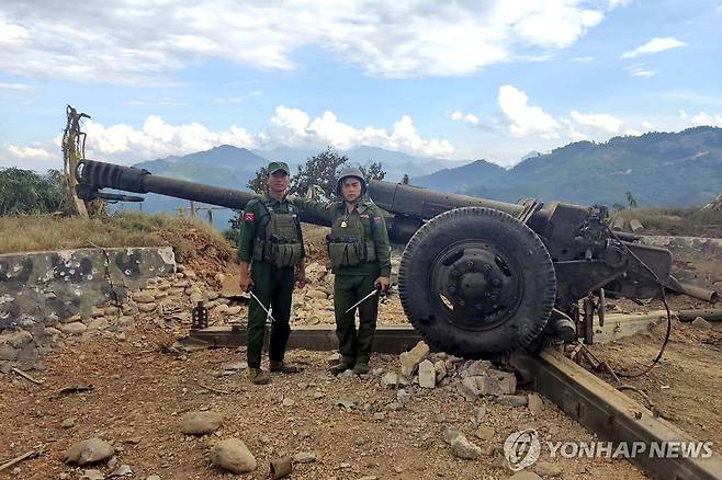 미얀마 소수민족 무장단체 [AP 연합뉴스 자료사진. 재판매 및 DB 금지]