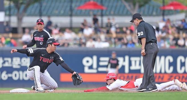 최원준의 LG전 도루 장면 (사진 = KIA 타이거즈)