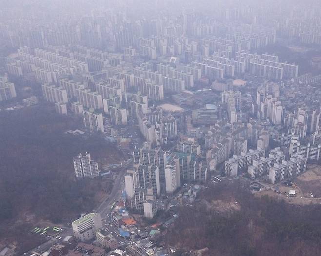 서울 노원구의 한 아파트 단지 [연합]