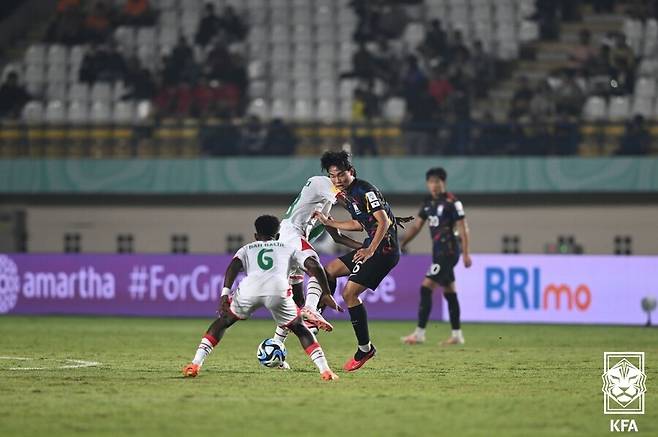 ▲ 한국 U-17 대표팀이 인도네시아 U-17 월드컵 최종전에서 부르키나파소에 패했다 ⓒ대한축구협회