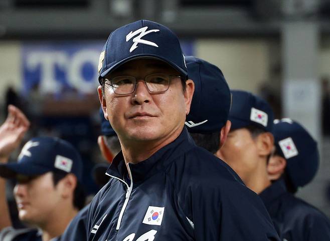 19일 일본 도쿄돔에서 열린 아시아프로야구챔피언십(APBC) 시상식에서 류중일 감독이 잠시 생각에 잠겨있다. 2023.11.19. 사진 | 도쿄=연합뉴스