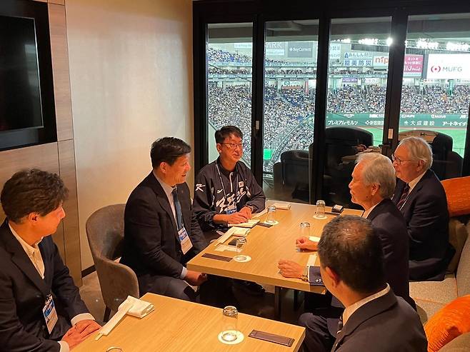 일본 도쿄돔에서 19일 열린 KBO-NPB 간담회. /한국야구위원회