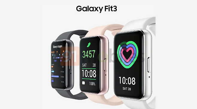 갤럭시 핏(Galaxy Fit) 3 예상 렌더링.ⓒ샘모바일