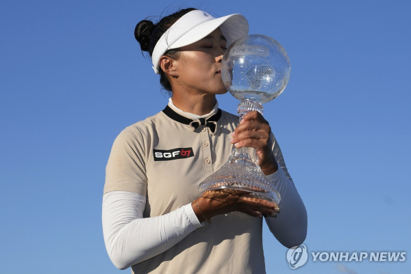 LPGA 투어 시즌 최종전에서 우승한 양희영_[AP=연합뉴스]