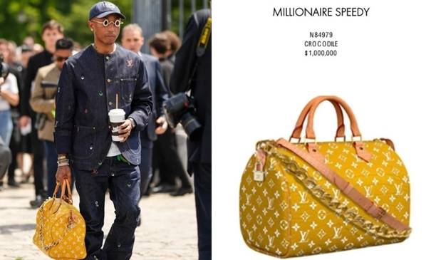 루이비통의 남성복 크리에이티브 디렉터인 퍼렐 윌리엄스가 파리 패션위크에서 선보인 ‘밀리어네어 스피디’. [사진 출처 = SCMP, 루이비통 홈페이지]