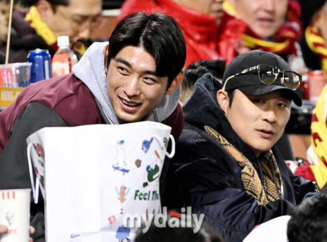 이정후-김하성, 2023년 11월 13일 오후 서울 잠실야구장에서 진행된 '2023 KBO 프로야구' 포스트시즌 한국시리즈 5차전 LG 트윈스와 kt 위즈의 경기./마이데일리 