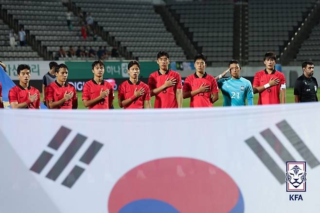 ▲ 황선홍 감독이 이끄는 올림픽 축구대표팀 ⓒ 대한축구협회