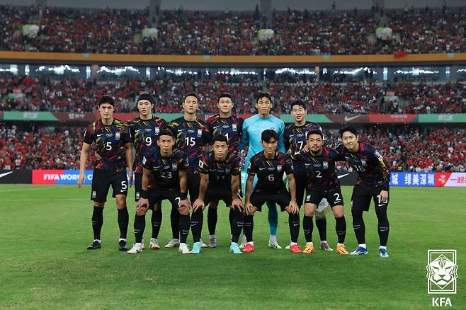 한국 축구대표팀 선수들. /사진=대한축구협회