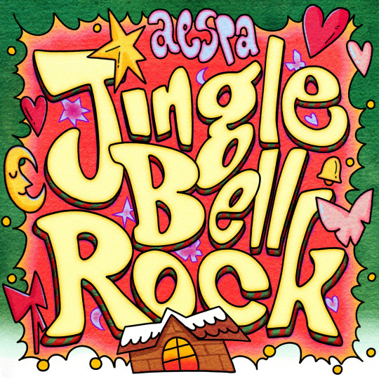 에스파 싱글 Jingle Bell Rock 디지털 커버 이미지