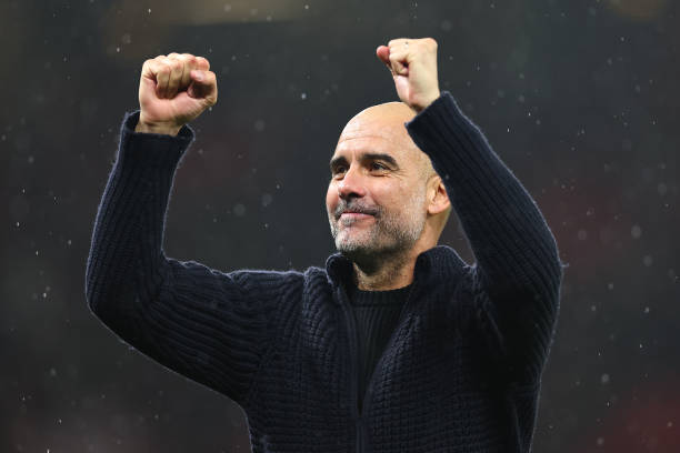 Pep Guardiola. Getty Images