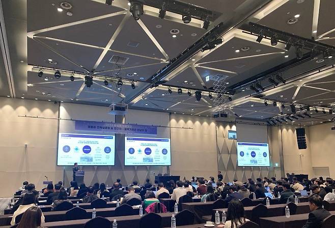 23일 서울 용산 드래곤시티에서  '2023 범부처 의료기기 제품화 전략 설명회'가 열렸다./김명지 기자