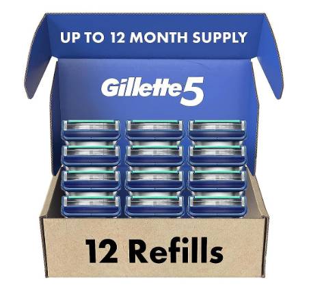 질레트5 면도날