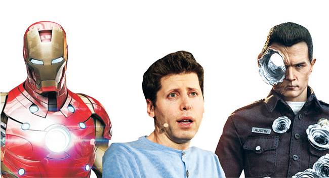 아이언맨, 샘 올트먼, 터미네이터.