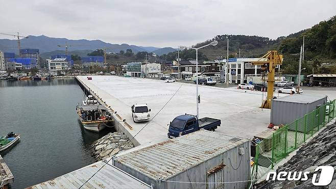 부산 신항 제덕항 전경.(부산지방해양수산청 제공)