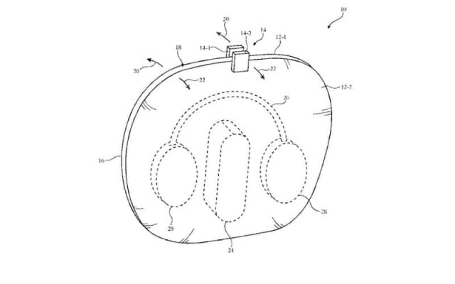 2022년 미국 특허청에 등록된 애플의 헤드셋 스마트 케이스 특허