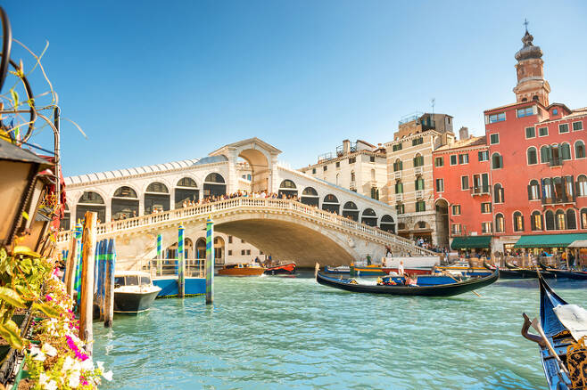 내년 4월부터 7월 주말에 이탈리아 베네치아 당일 관광객들은 5유로(약 7000원)의 도시 입장료를 내야한다. 사진=게티이미지