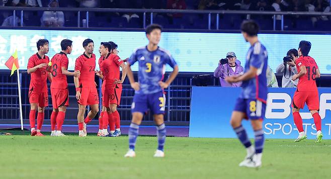 ▲ ▲ 한국과 일본이 파리 올림픽 예선을 겸한 U-23 아시안컵에서 한 조에 속했다 ⓒ 연합뉴스