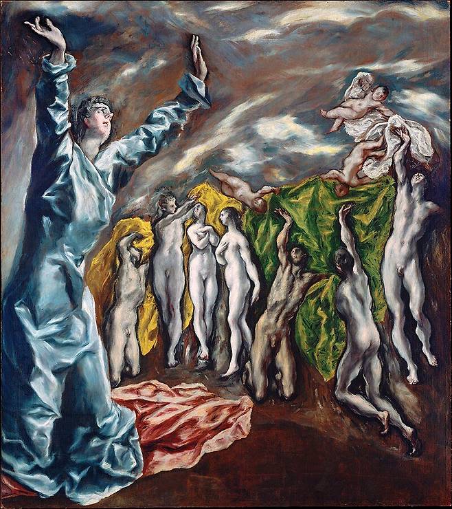 El Greco, Opening of the Fifth Seal, 1608–1614. 사진 출처: 위키피디아