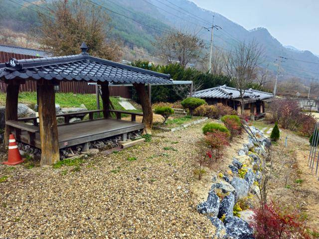 청량산풍경원 정자. 봉화=정광진 기자